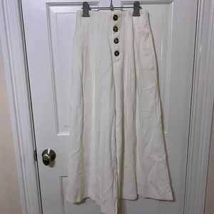 Zara High Waist Cropped Culottes